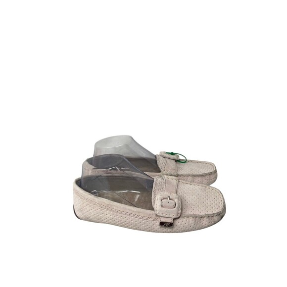 UGG Driving Moccasins Women's Size 8.5 Thelma Beige Buckle Closure - Picture 1 of 11
